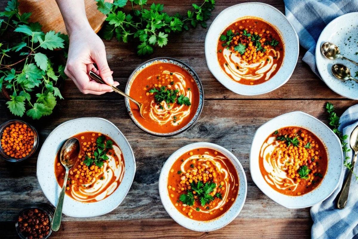 5 recettes de soupe de lentilles corail